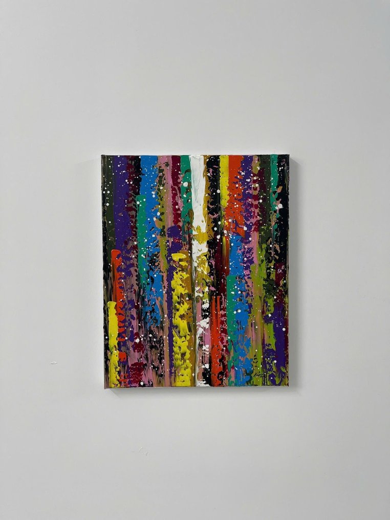 TRAN thị huyền trân - Cascades de Lumière 40 x 50 Vendu sans prix de réserve. #2.1