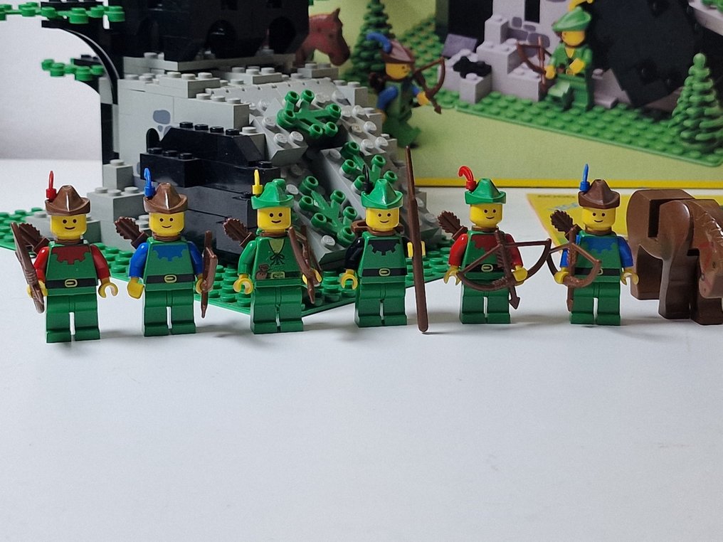 Lego Set - 6066 - Forestmen - Lego vintage set Legoland Castle 6066 Camouflaged Outpost, with box and instructions #2.1