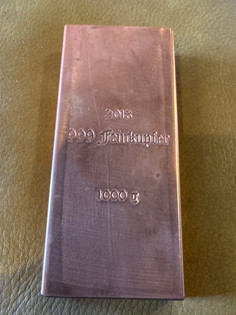 1 chilogrammo di rame - .999. (Senza Prezzo di Riserva) #1.0