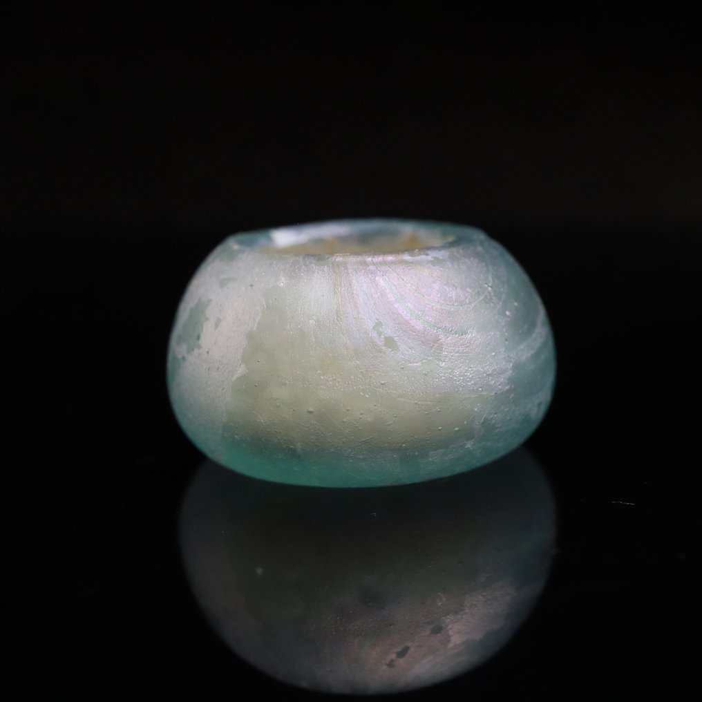 Ancient Roman Iridescent Glass Lachrymatory (Tear Vial) - 14.5 mm (No Reserve Price) #1.0