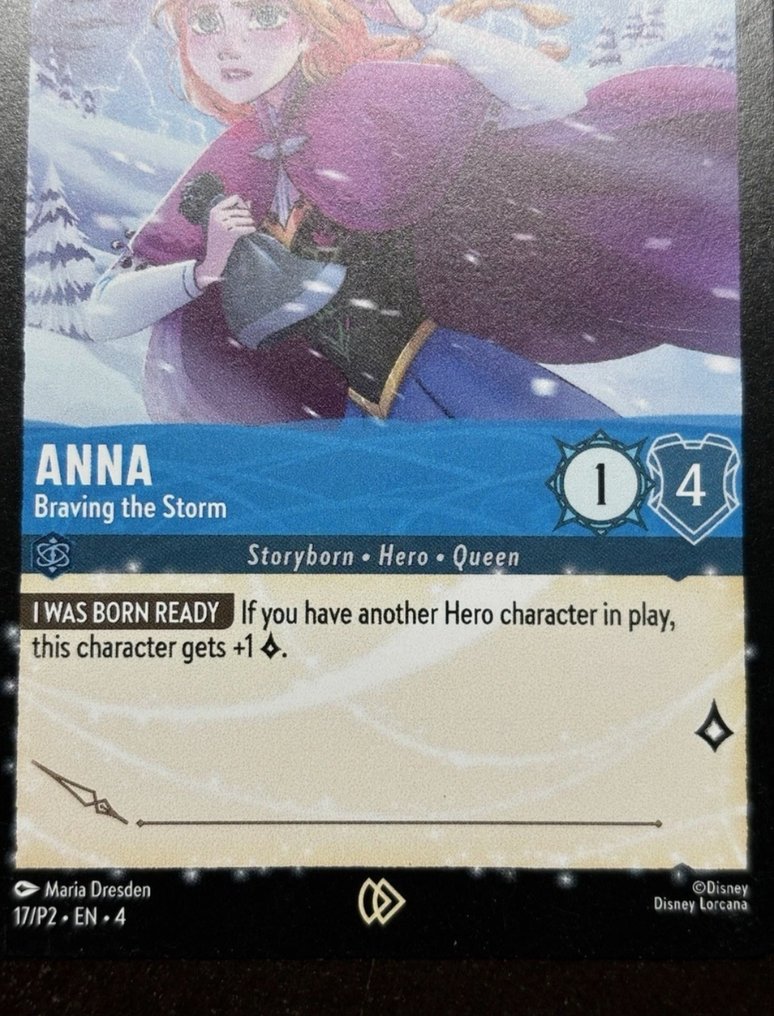 Disney Card - Disney Lorcana - USA exclusive - Promo Anna Braving the Storm #3.2