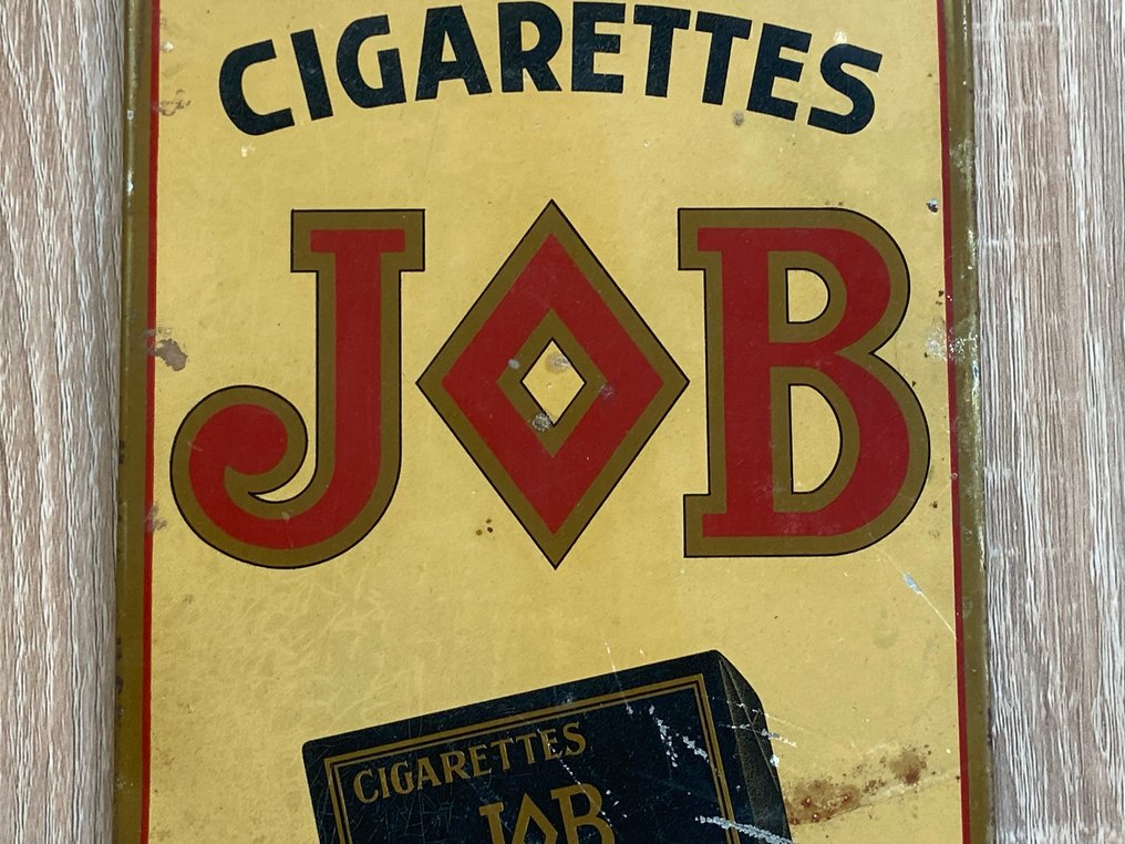 Cigarettes Job / Josz Koekelberg 1927 - Plaque - Metal #2.1