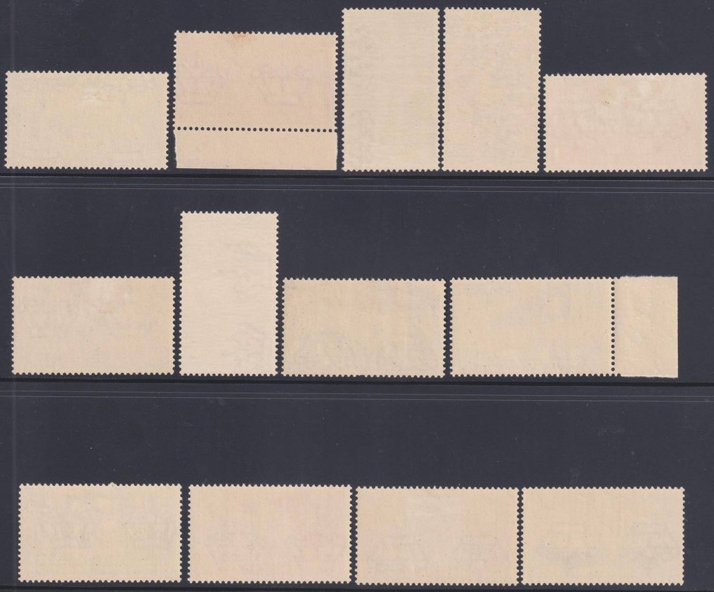 義大利王國 1936 - 1936 Orazio 完整系列，航空邮寄，Sass S.86，MNH**，Spl #1.0