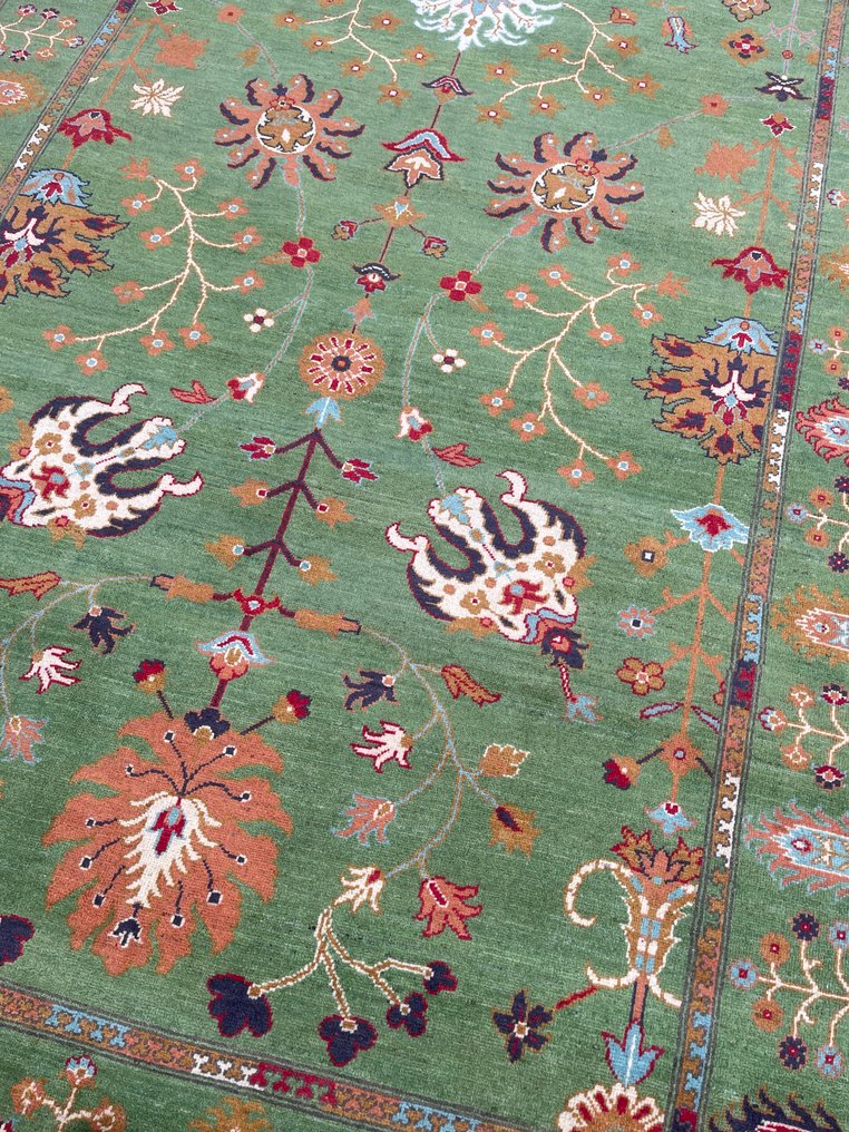 Afghansk design teppe - nytt - uåpnet - håndknyttet - ull - nytt - Teppe - 283 cm - 198 cm #3.2