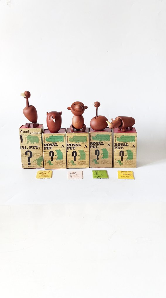 千趣会 Senshukai Royal pet Vintage Wooden Animals  - Doll 千趣会 Senshukai Royal pet Vintage Wooden Animals - Japan #1.0