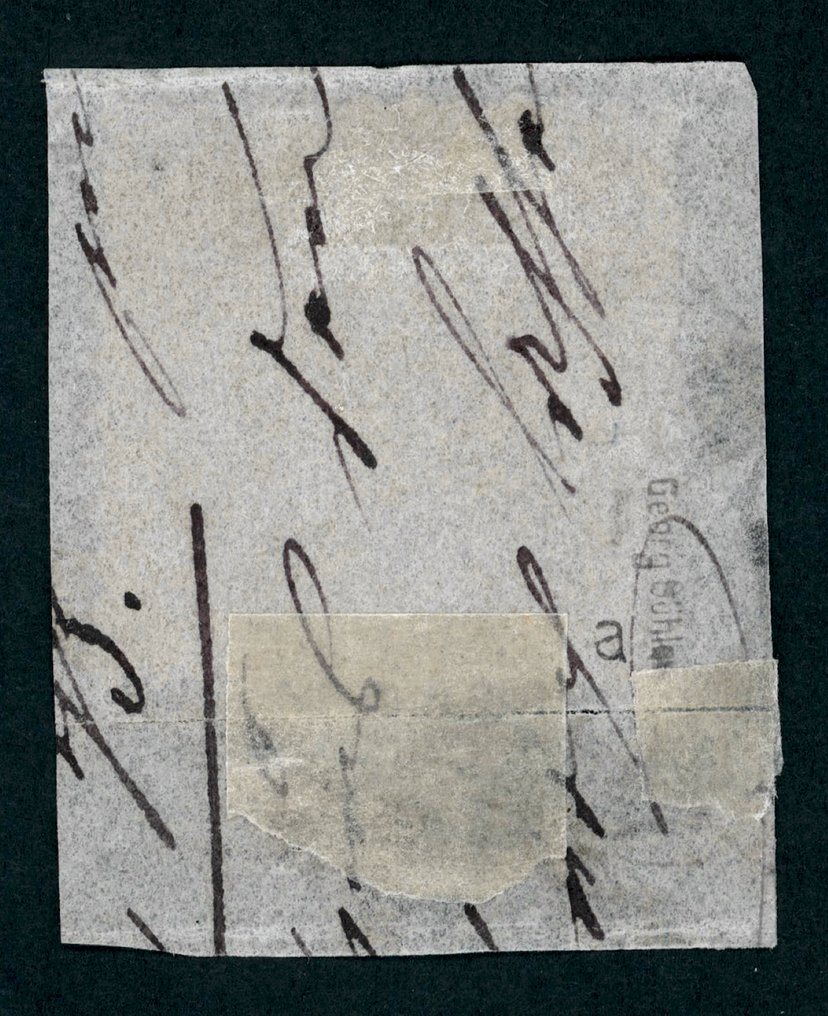 Baden 1862 - Coin with 30 Kr., yellow-orange, with good teeth, from Mannheim, signed Bühler. - Mi.Nr. 22 #1.0