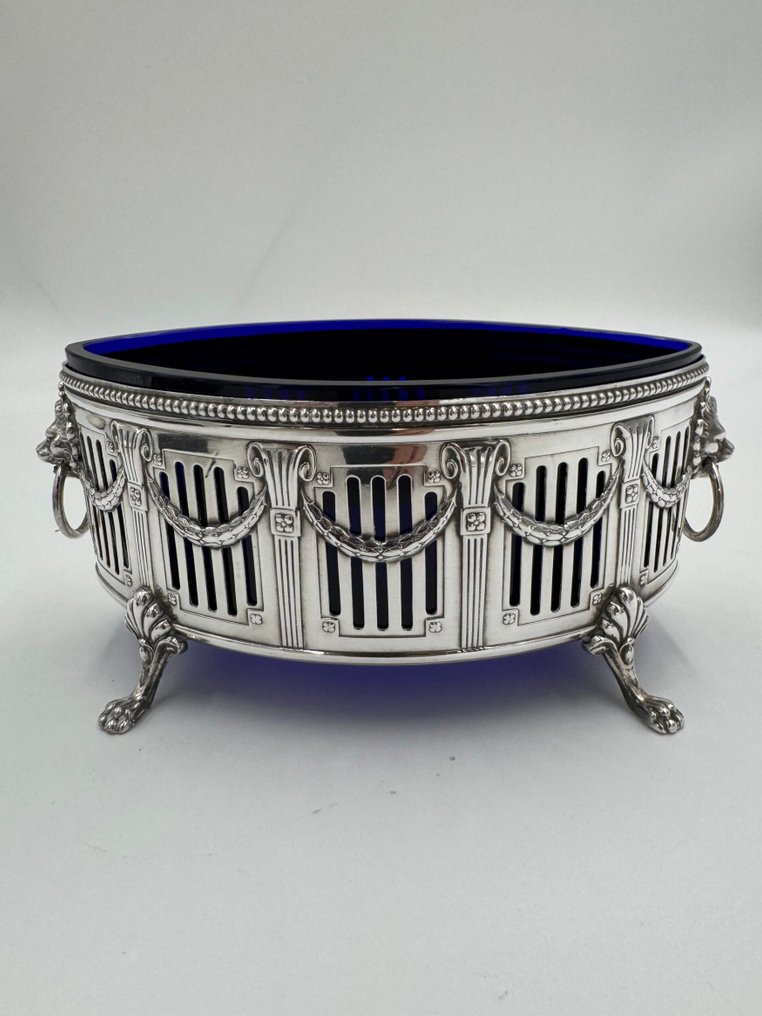 WMF / Geislingen - 花盆架 - 镀银 - 镰刀形的花坛 #1.0