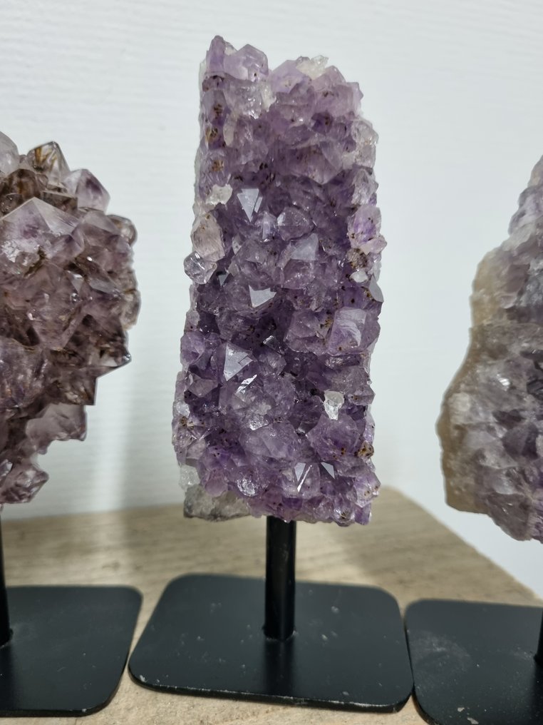 璀璨的紫水晶套装，奢华标准 自由形式- 1212 g - (3) #2.1