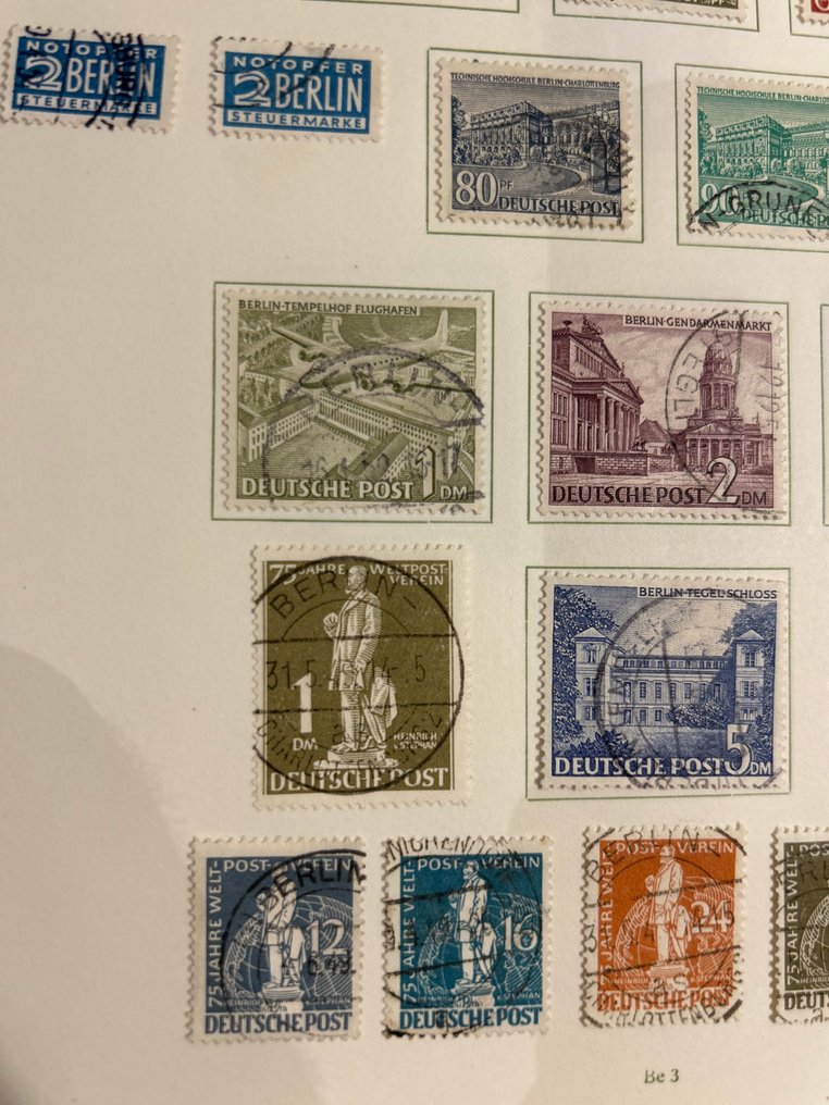 柏林 1948/1969 - 包含所有40/50年代的顶级收藏，包括block 1* - Michel #4.3