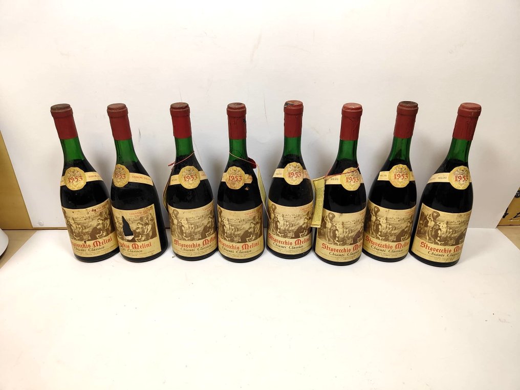 1953 Stravecchio Melini - Chianti Classico - 8 Bottles (0.72L) #1.0