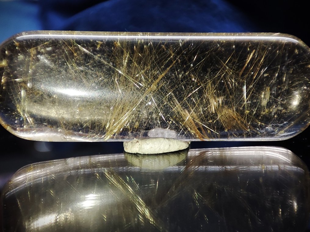 美丽而罕见的天然金红石石英晶体 样本 - 免费送货- 7.09 g #3.2