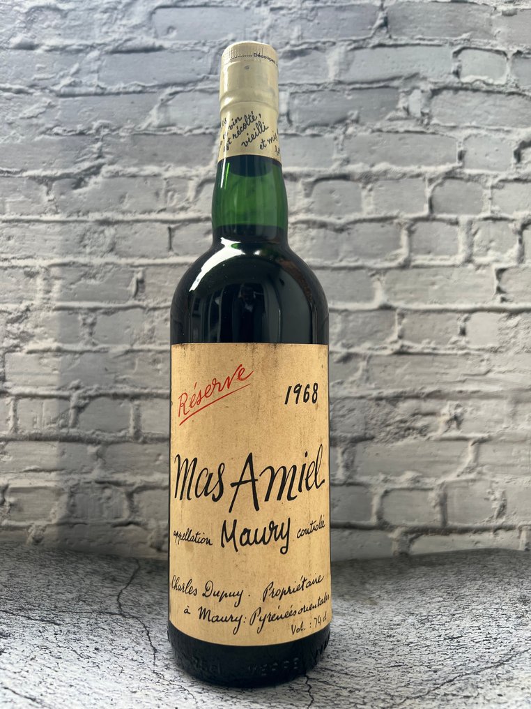 1968 Charles Dupuy Mas Amiel réserve - Maury - 1 Flasche (0,75Â l) #1.0
