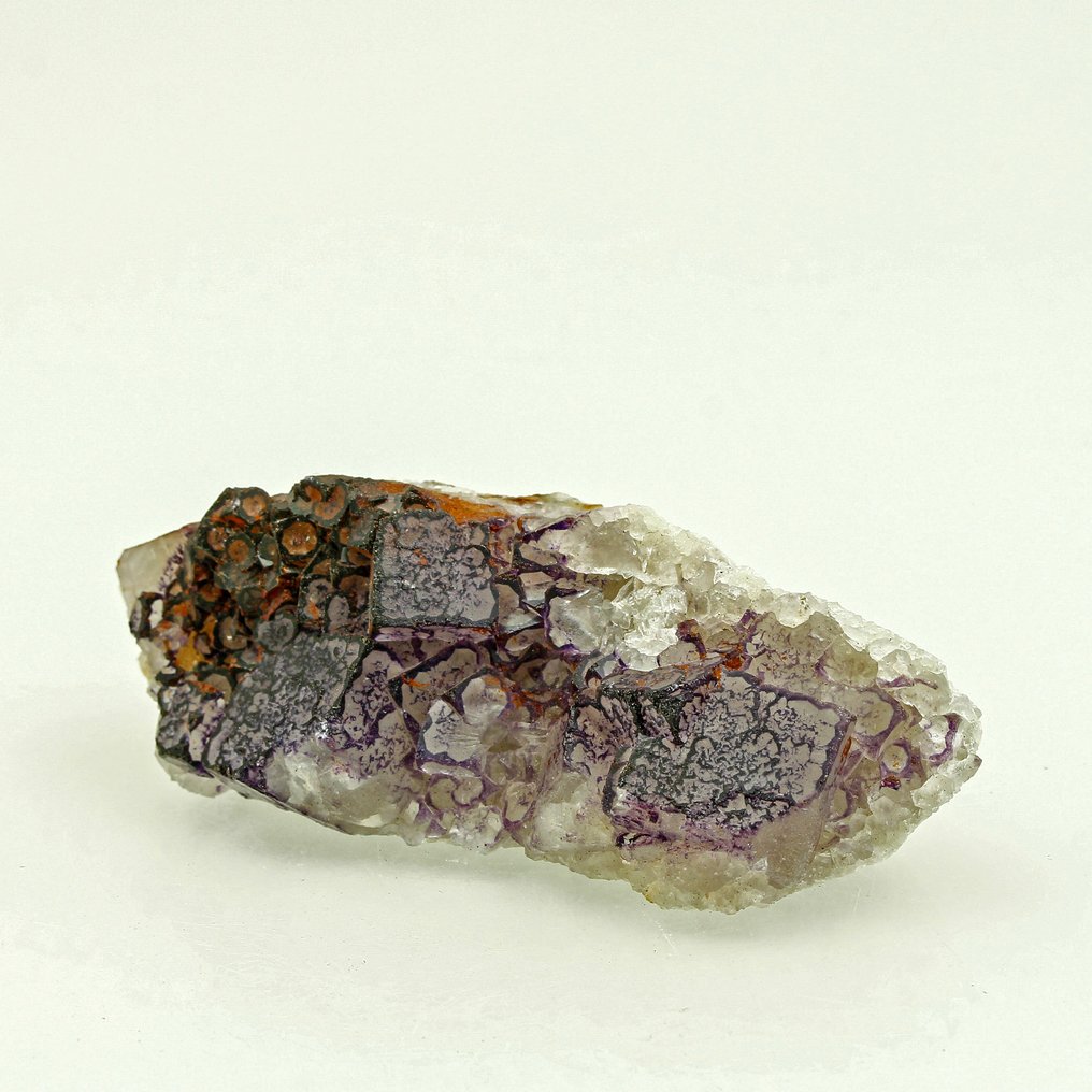 QR-kode fluorit Krystaller - Høyde: 7.5 cm - Bredde: 2.9 cm- 65 g #3.2