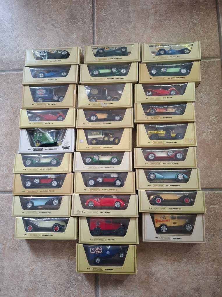 Matchbox 1:43 - Modelauto  (49) - Matchbox Models of Yesteryear assorted klassieke modellen #1.0