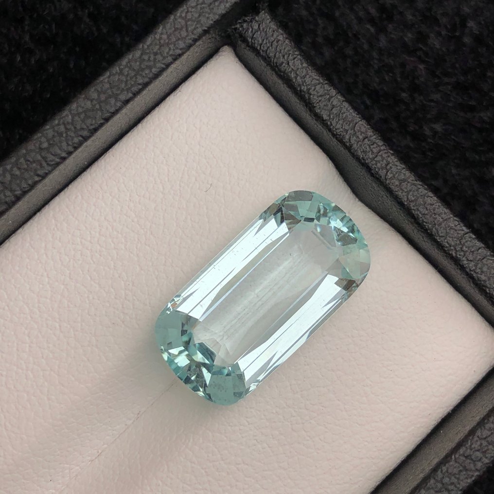 χωρίς τιμή ασφαλείας - 1 pcs  Μπλε, Πράσινο Ακουαμαρίνης  - 9.41 ct - International Gemological Institute (IGI) #4.3