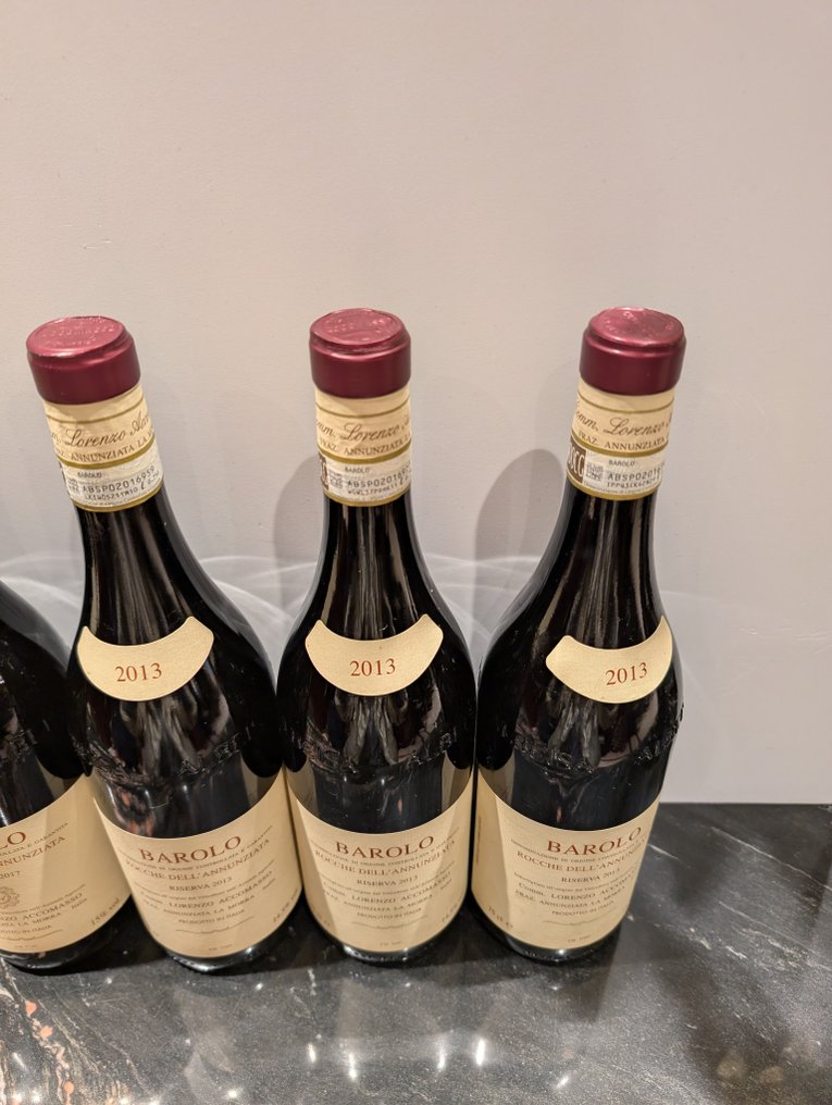 Lorenzo Accomasso: Rocche dell'Annunziata 2013 x3 & Rocche dell'Annunziata 2017 x3 - Μπαρόλο Riserva - 6 Bottles (0.75L) #3.2
