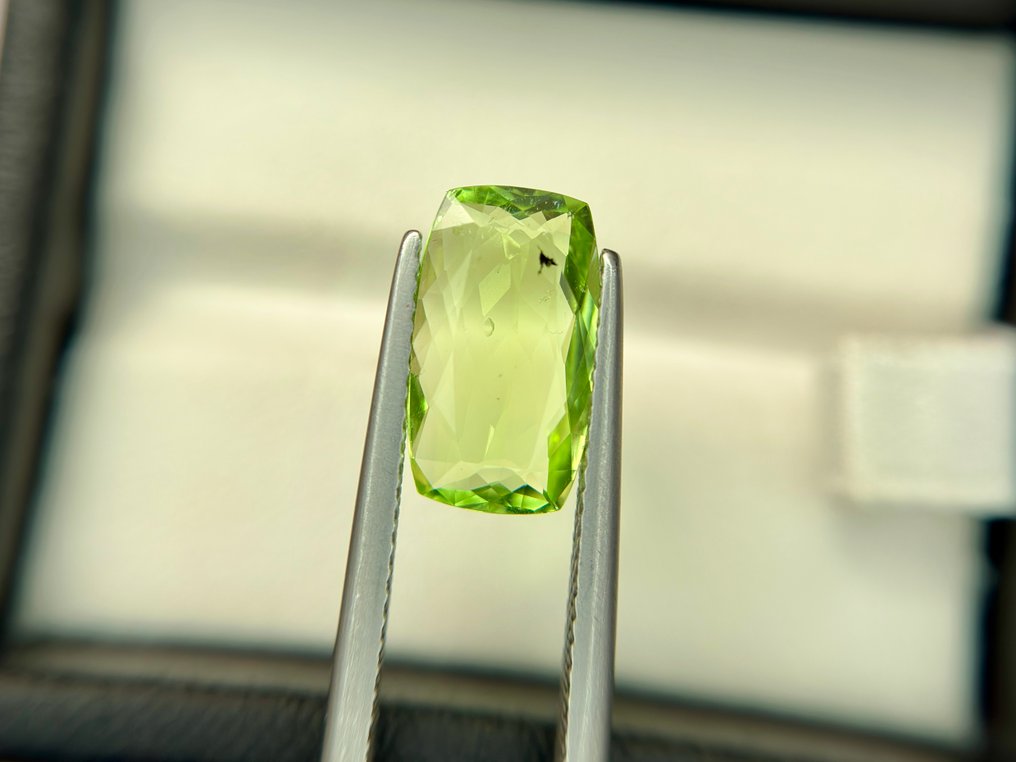 No Reserve Price - 1 pcs Green Tourmaline paraiba - 2.97 ct - Bellerophon Gemlab - PARAIBA TOURMALINE #4.3