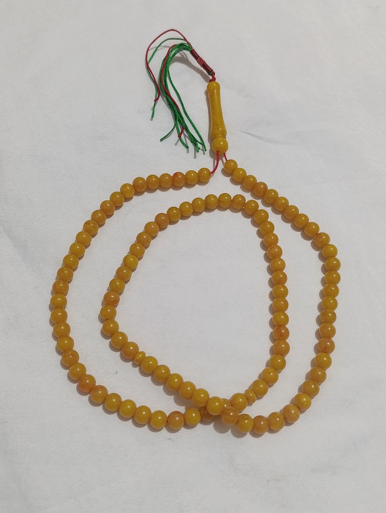  Ροζάριο - Κεχριμπάρι - 1970-1980 - Σπάνια Κομποσκοίνια Προσευχής  #3.2