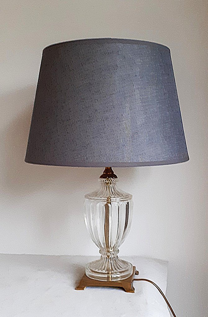 台灯 - Bohemia kristal 的铸铜脚 - 好莱坞/Regency 灯 #3.2