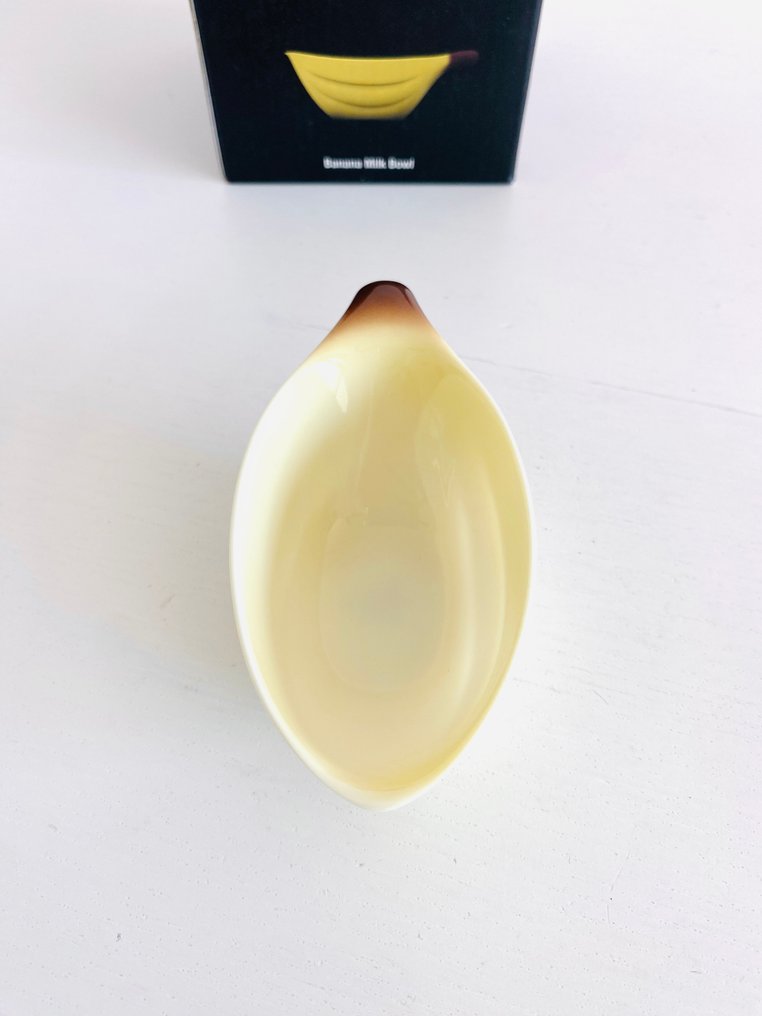 Alessi - S. Giovannoni - Κανάτα γάλακτος - Banana Milk Bowl - Χειροποίητο διακοσμημένο #4.3