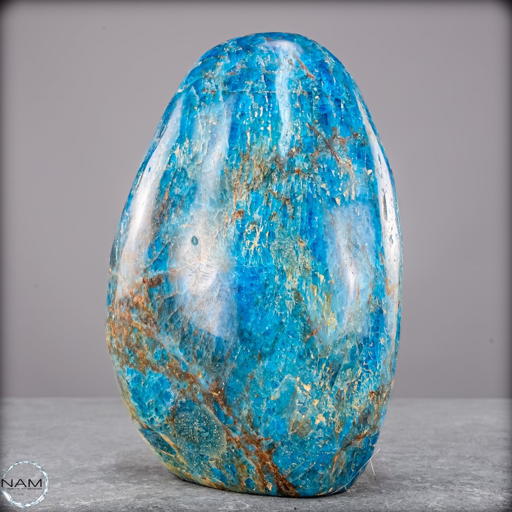 Φυσικό ουρανό μπλε Απατίτης Ελεύθερη μορφή- 1936.22 g #4.3