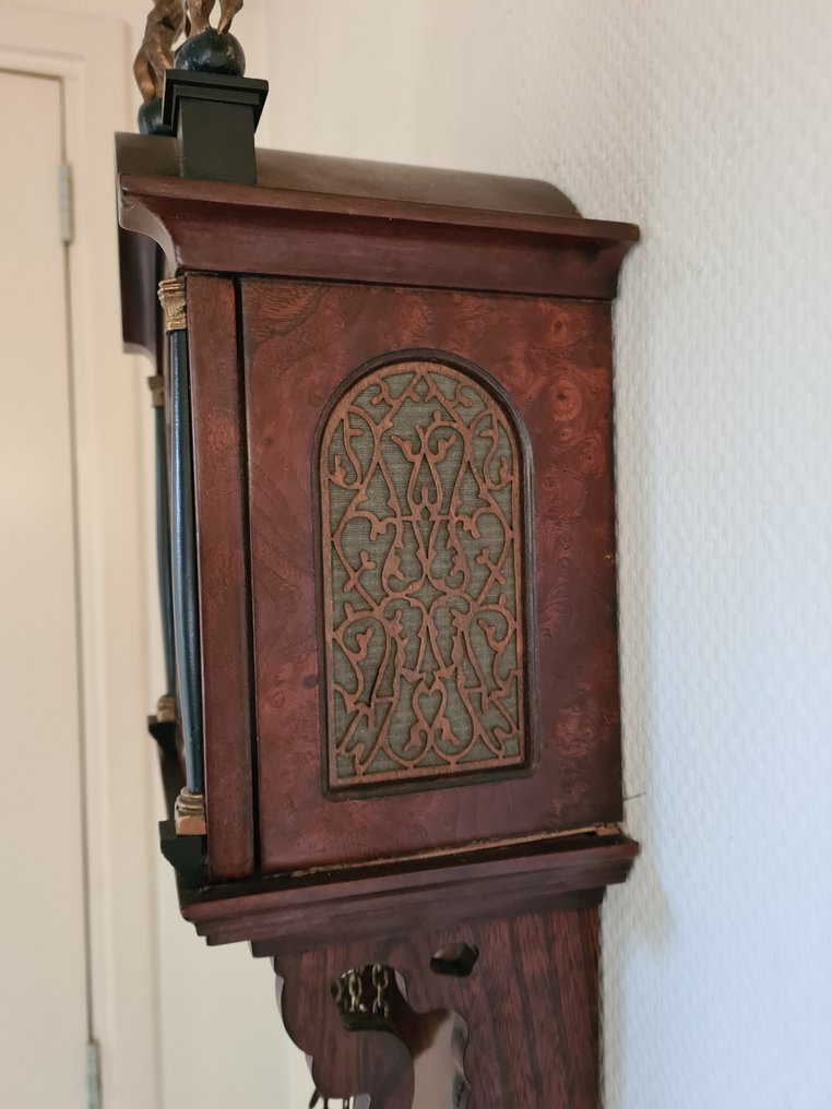 Frisian tail clock - Wuba -  Antique inspired Wood - 1970-1980 - Frisian tail clock #3.2