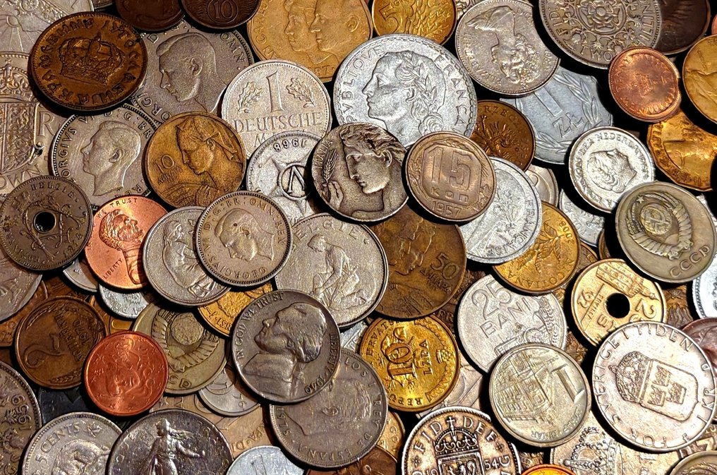 Κόσμος. Collection of +200 Coins  inculding old ones  (χωρίς τιμή ασφαλείας) #4.3