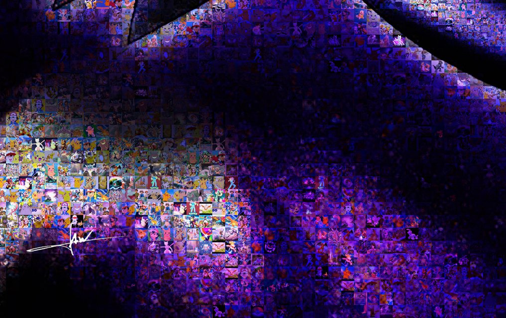 David Law (1967) - Pokemon - Ectoplasma - Format XL 60x60 #4.3