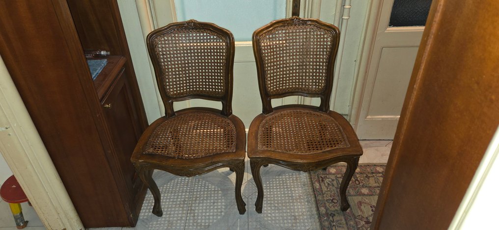 Szék (2) - Fa - 2 antik szék #3.2