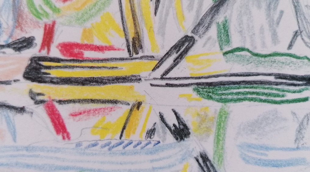 Roy Lichtenstein (1923-1997) - Landcape sketch III #4.3