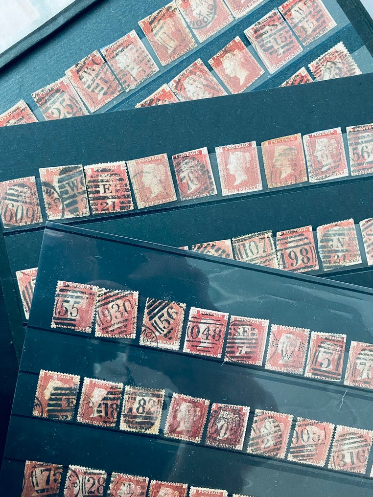 大不列顛  - 佩妮·雷德邮票系列 -维多利亚女王 #1.0