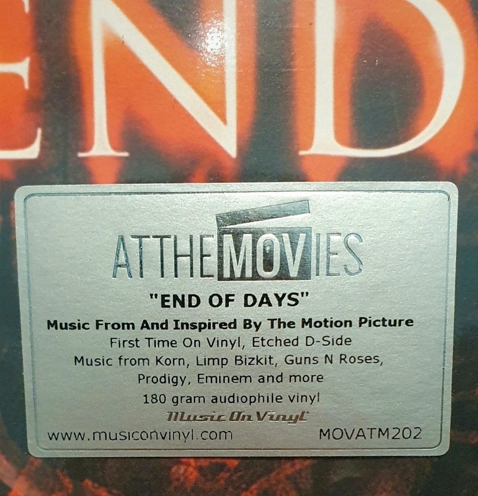 Various Original Soundtracks - 多位艺术家 - End Of Days - 2xLP专辑（双专辑） - 180 gram - 1999 #2.1