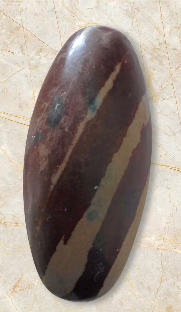 卓越品质的 Shiva Lingam! 蛋 - 高度: 154 mm - 闊度: 72.5 mm- 1168 g - (1) #4.3