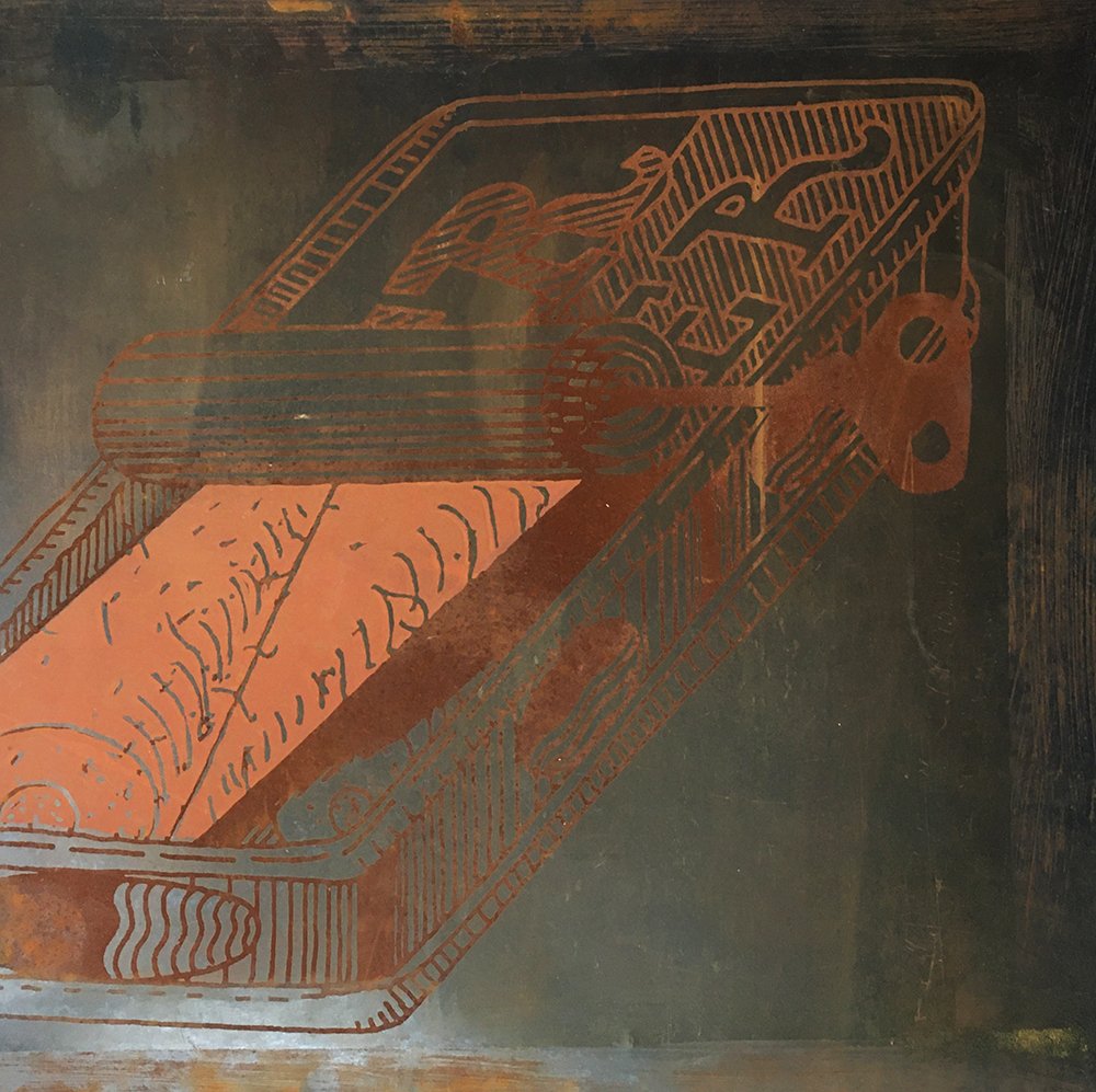 Dieter Roth (1930-1998) - Wurzelbehandlung, Siebdruck auf Stahlblech #4.3