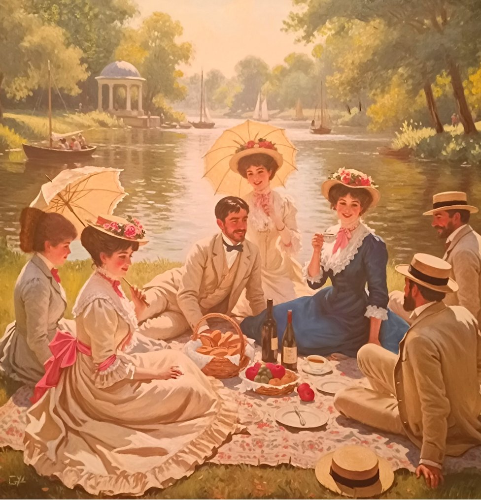 Gyl (XX) - Déjeuner sur l'herbe à la grenouillère format XXL #1.0