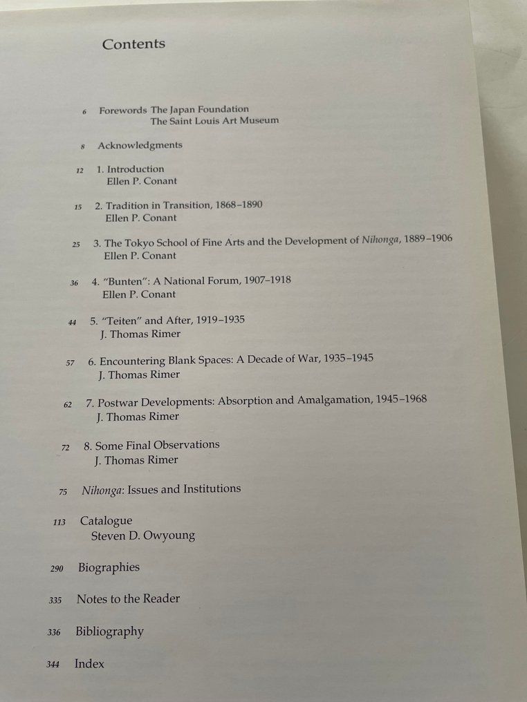 Ellen P. Conant ea - NIHONGA : Transcending the Past - Japanese-Style Painting 1868-1968 - 1995 #2.1