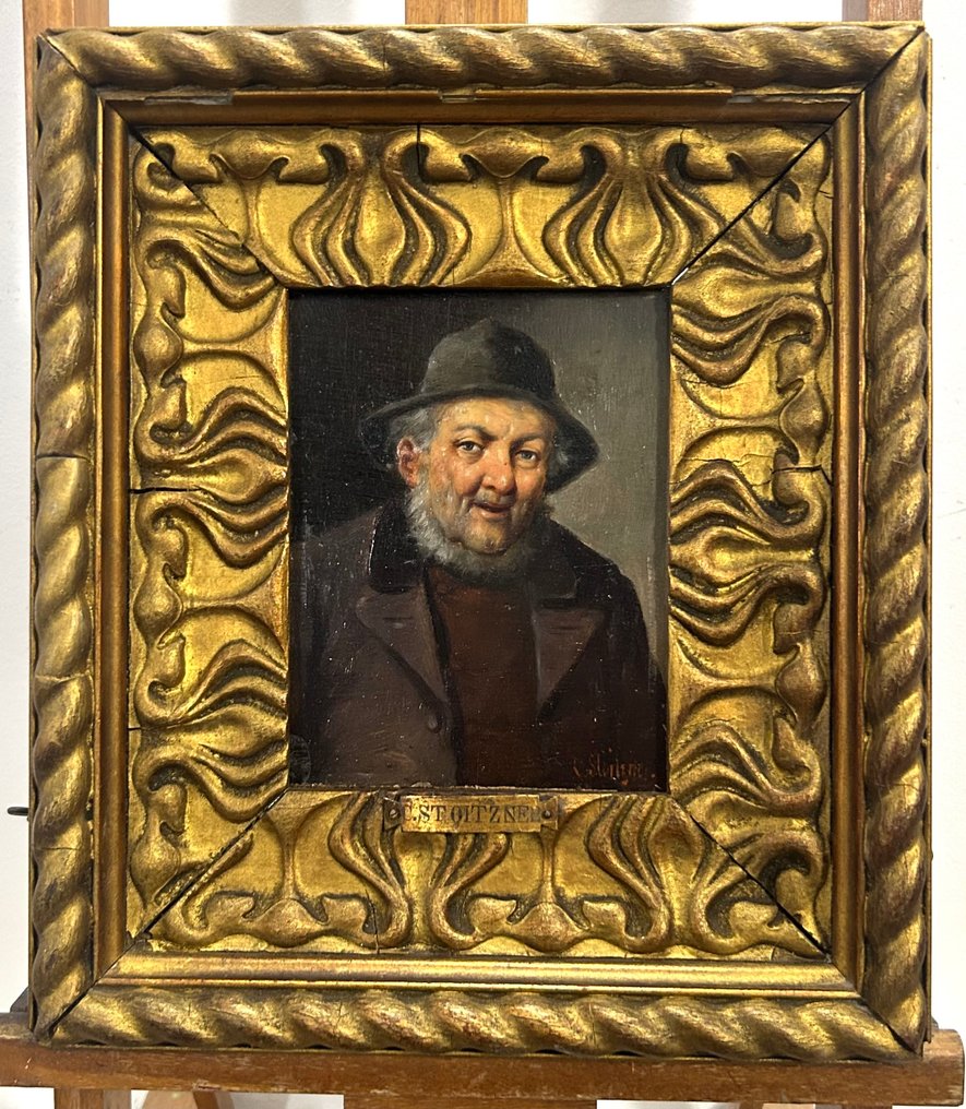 Konstantin Stoitzner (1863–1933) - Ritratto di figura maschile #1.0