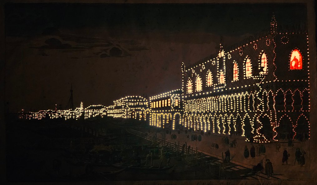 Optisk legetøj - Optica prent - 1750-1800 - Optisk udsigt #1.0