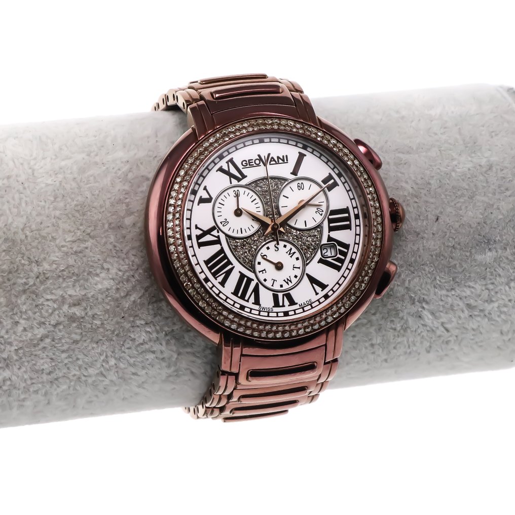 GEOVANI - Diamond Swiss Watch - GOC503-CC-D-1 - Nincs minimálár - Férfi - 2010-2020 #1.0