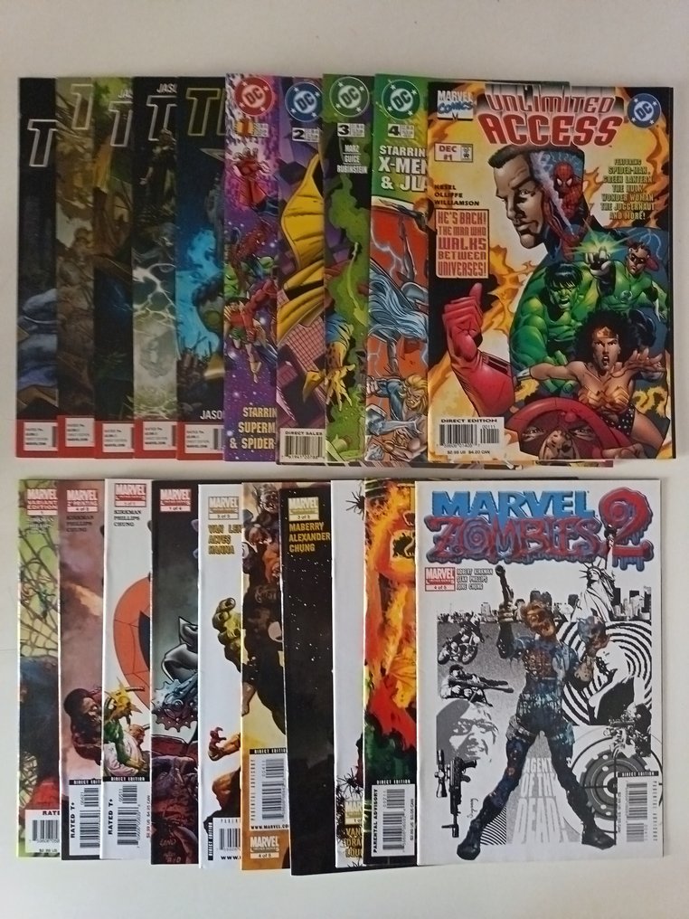 Marvel/DC: Access #1/4 - Thanos Rising #1/5 - Marvel Zombies Various Issues - 20 Comic - Various editions - 1996/2013 #1.0
