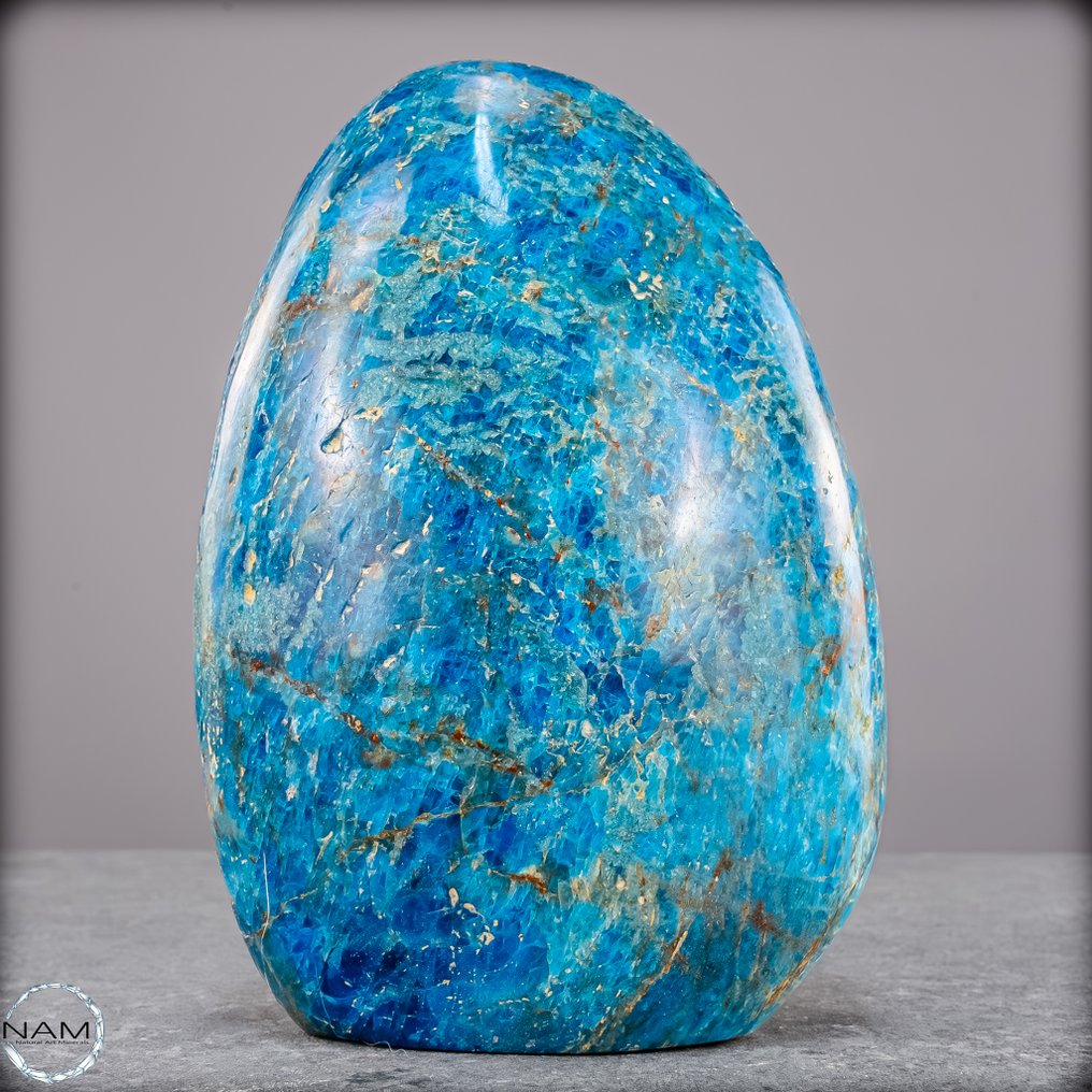 Φυσικό ουρανό μπλε Απατίτης Ελεύθερη μορφή- 1936.22 g #1.0