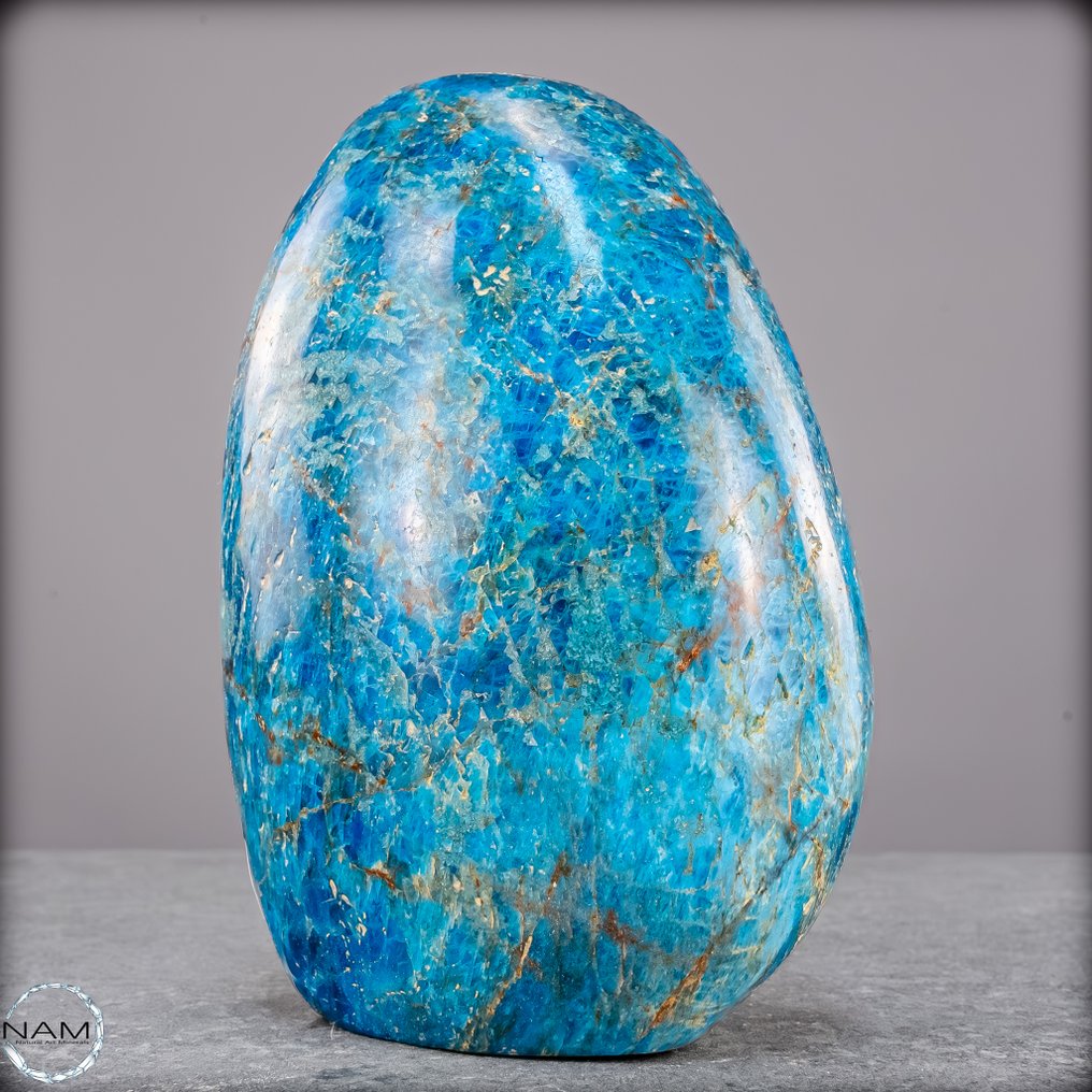 Φυσικό ουρανό μπλε Απατίτης Ελεύθερη μορφή- 1936.22 g #1.0