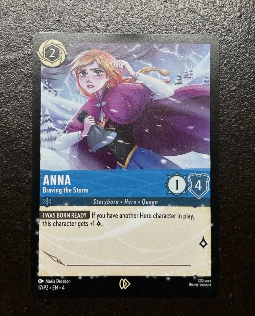 Disney Card - Disney Lorcana - USA exclusive - Promo Anna Braving the Storm #1.0
