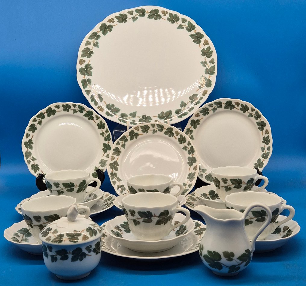 Hutschenreuther – Service „Weinlaub“ – Kaffeeservice & Speisegedeck, Germany - Coffee set - Porcelain #1.0