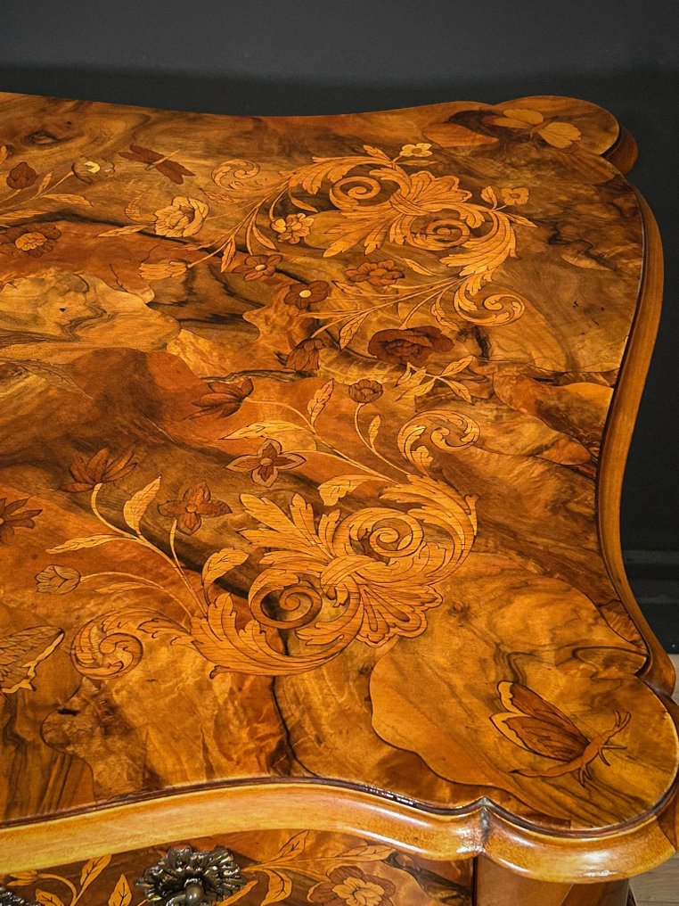 Writing desk (2) - Wood - Dutch desk and chair #4.3