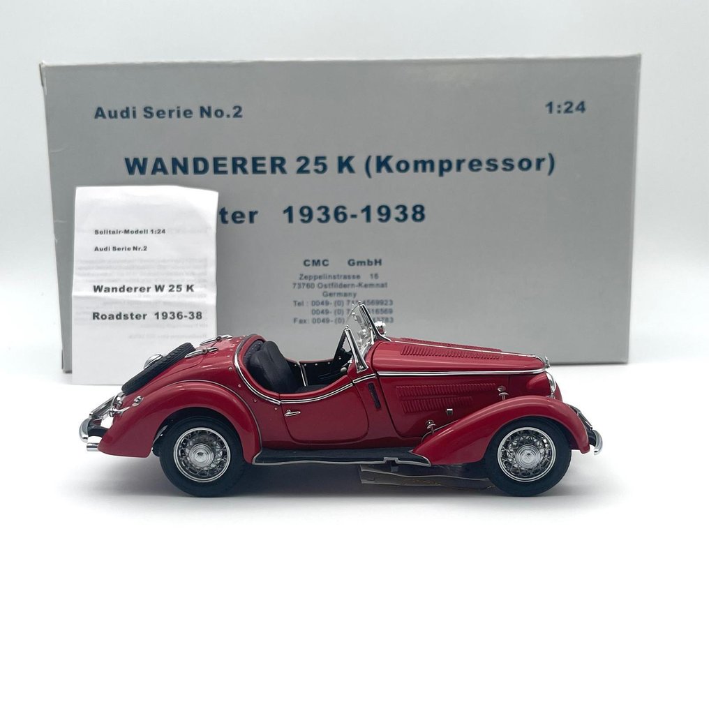 CMC 1:24 - Modellauto - Wanderer 25 K Roadster - 1936-38 #3.2