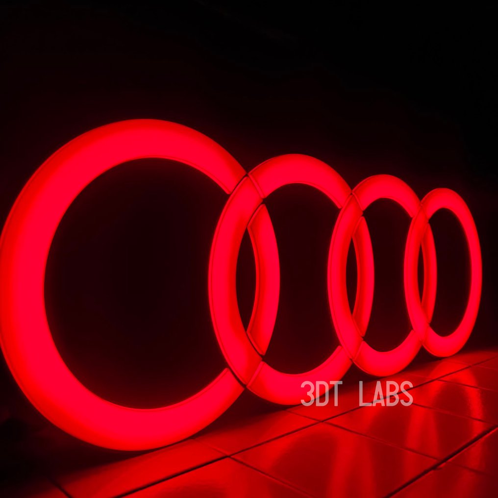 Ring Led Audi XL - 背光宣傳標誌牌 - 塑料 #1.0