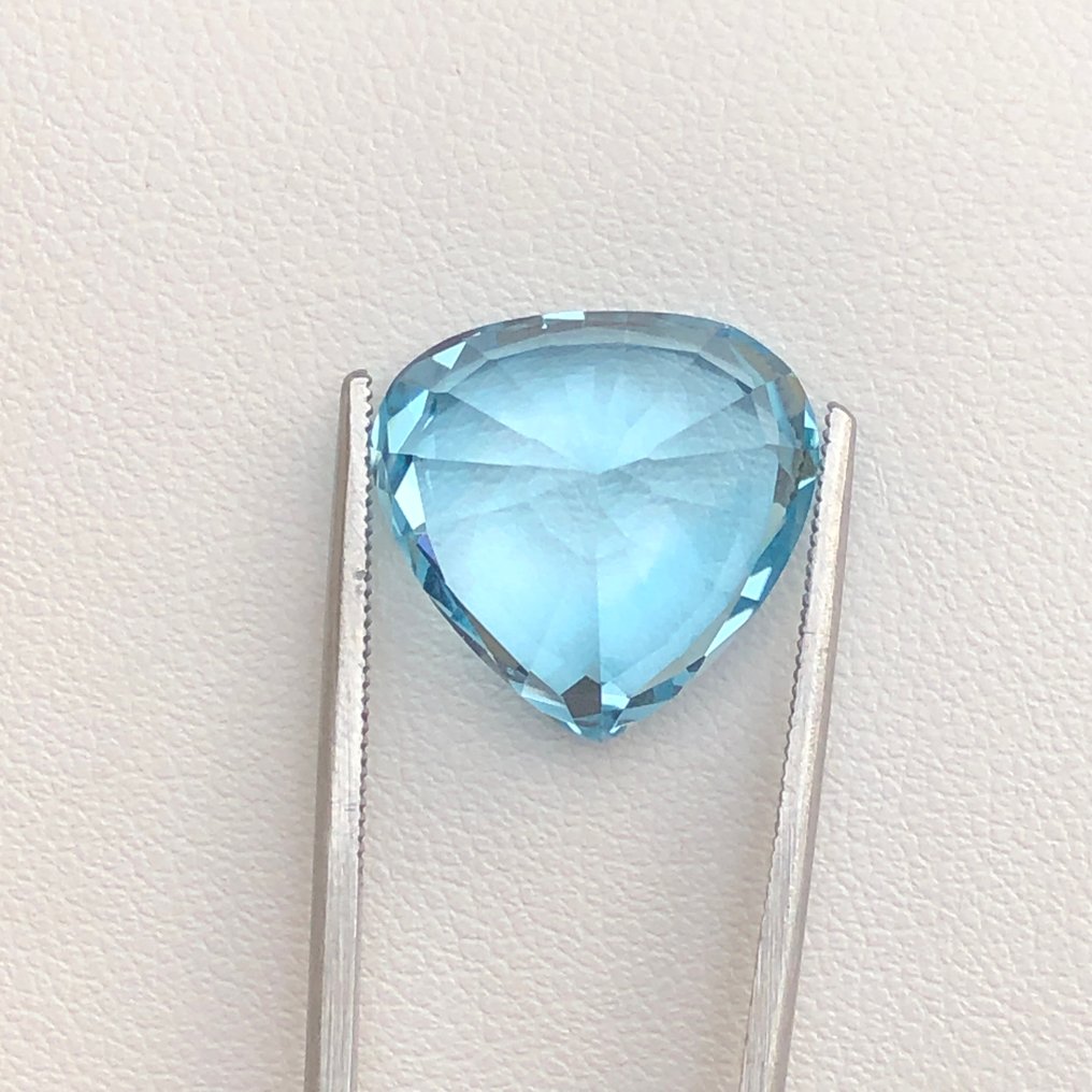 没有保留价 - 1 pcs 蓝色 黄宝石 - 17.27 ct - 国际有色宝石协会(ICA GemLab) - 蓝色托帕石 #2.1