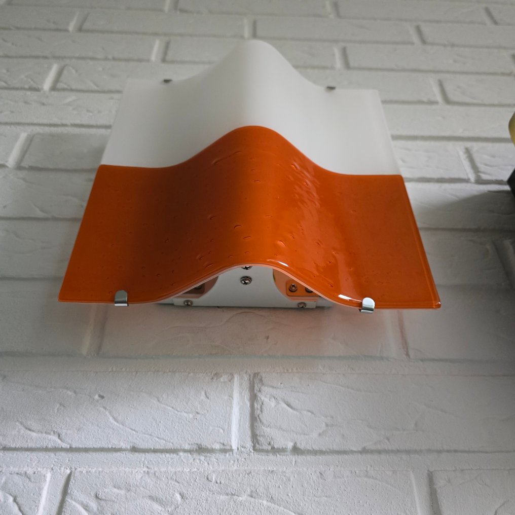 壁灯 - 玻璃, 金属 - 三面墙壁复古灯 #3.2