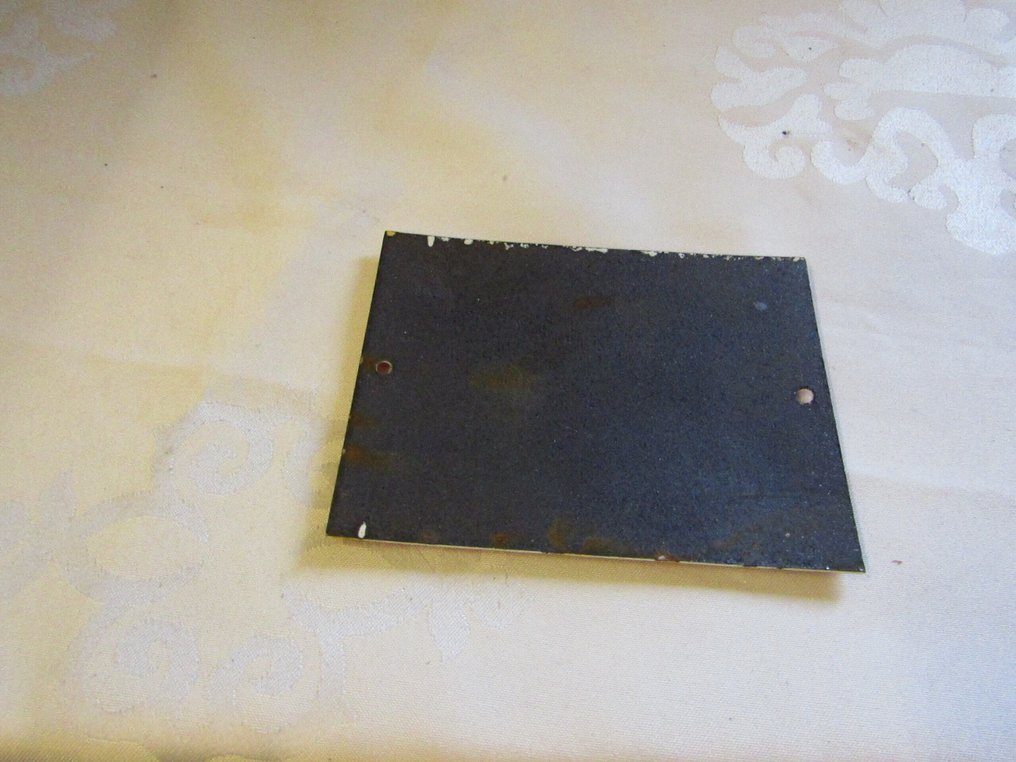 Enamel sign - Enamel #2.1